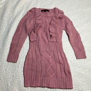 Sweater glitter dress